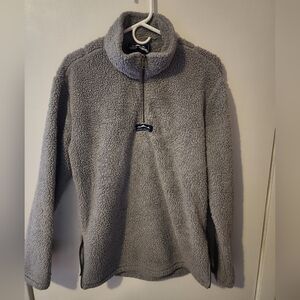 Lauren James Heather Gray Sherpa Pullover